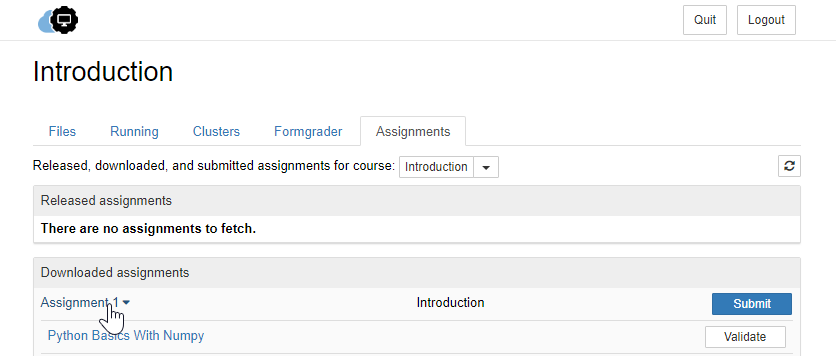 click name assignment