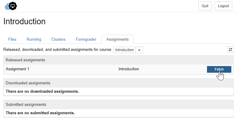 fetch assignment